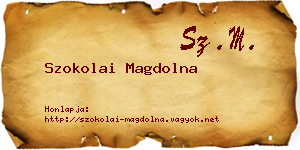 Szokolai Magdolna névjegykártya